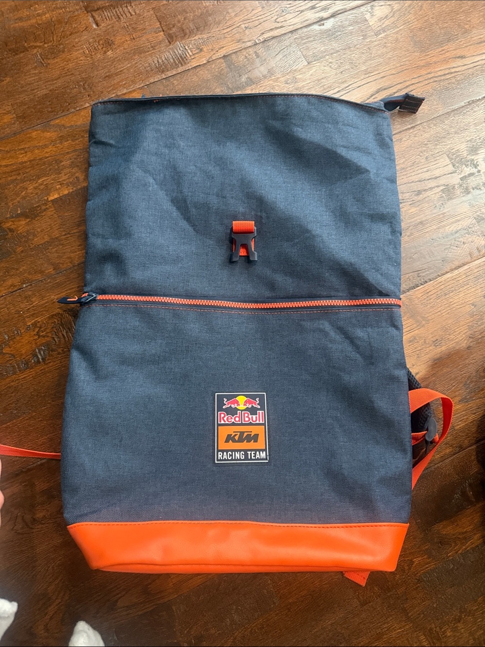 Red Bull KTM Racing Team Navy and Orange Backpack X-ray roll top backpack
